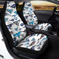 Watercolor Whale Tails Car Seat Covers - Gearcarcover - 2
