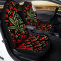 Weed Car Seat Covers In A World Full Of Roses Custom Car Accessories - Gearcarcover - 3