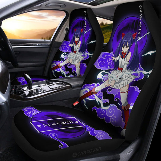 Wendy Car Seat Covers Custom Anime Fairy Tail Car Accessories - Gearcarcover - 2
