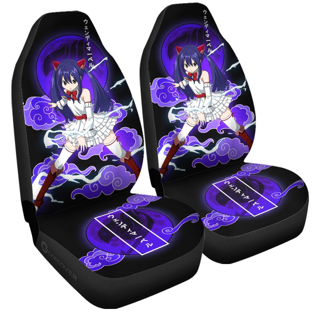 Wendy Car Seat Covers Custom Anime Fairy Tail Car Accessories - Gearcarcover - 3