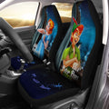 Wendy Darling and Peter Pan Car Seat Covers Custom Couple Car Accessories - Gearcarcover - 1