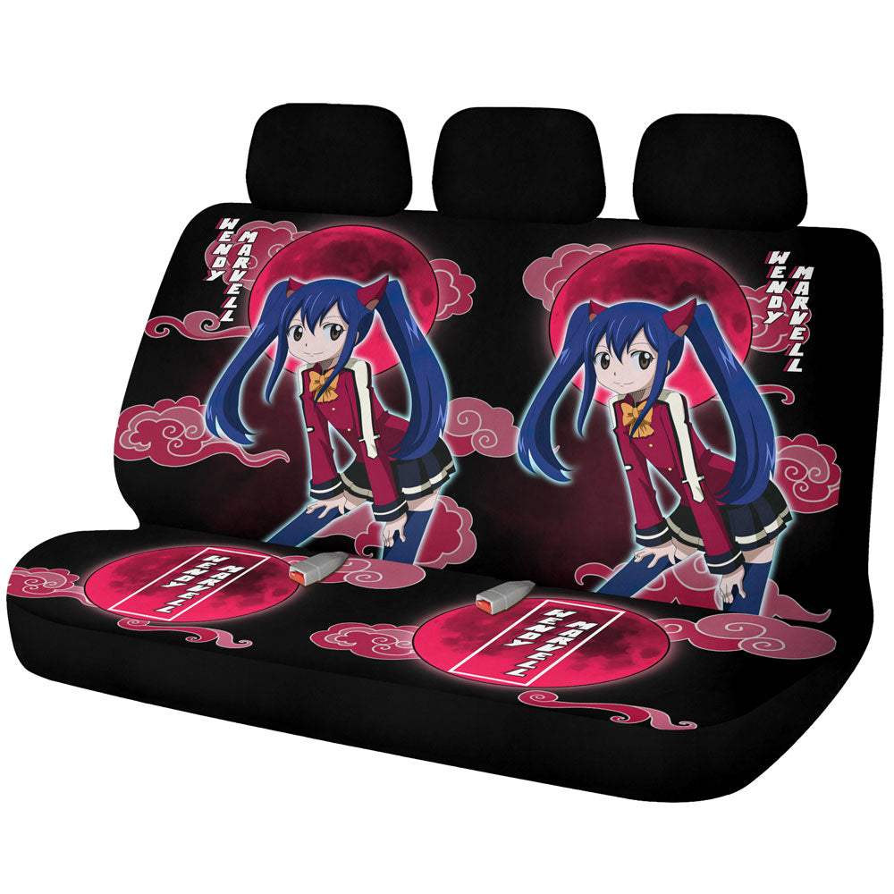 Wendy Marvell Car Back Seat Covers Custom Fairy Tail Anime Car Accessories - Gearcarcover - 1