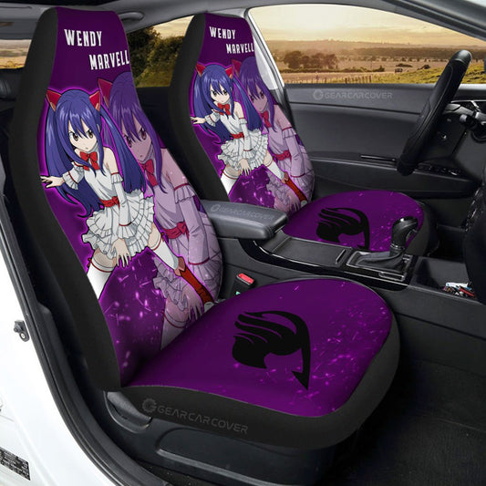 Wendy Marvell Car Seat Covers Custom Fairy Tail Anime Car Accessories - Gearcarcover - 1