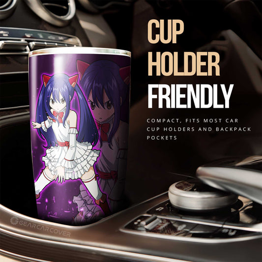 Wendy Marvell Tumbler Cup Custom Fairy Tail Anime Car Accessories - Gearcarcover - 2