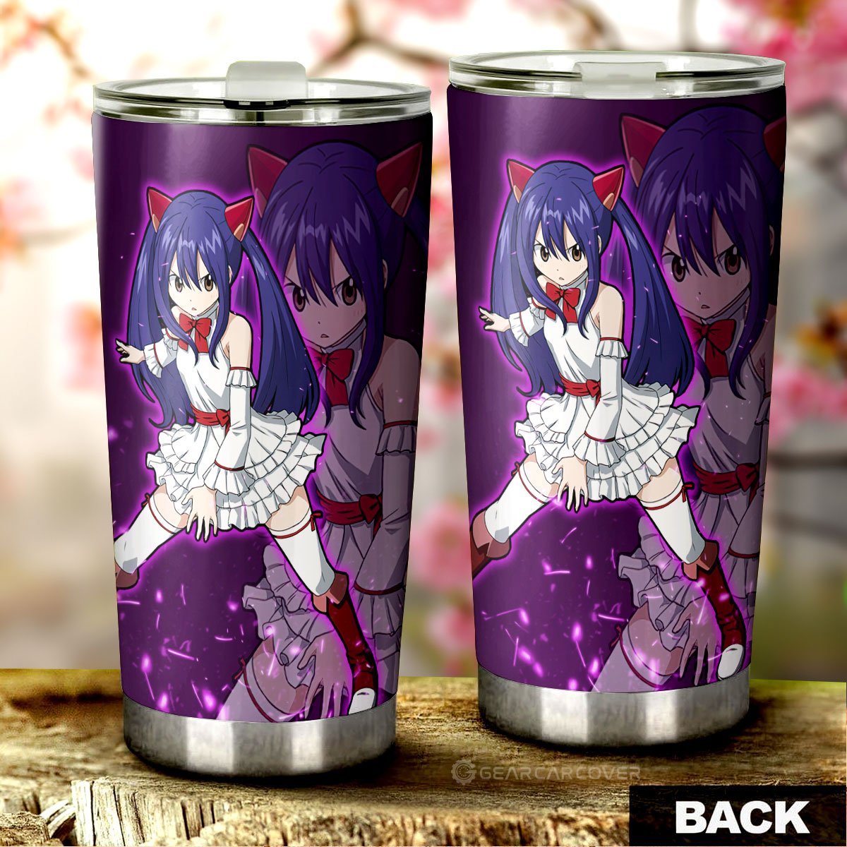 Wendy Marvell Tumbler Cup Custom Fairy Tail Anime Car Accessories - Gearcarcover - 3