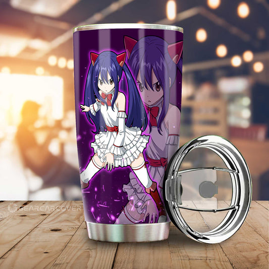Wendy Marvell Tumbler Cup Custom Fairy Tail Anime Car Accessories - Gearcarcover - 1