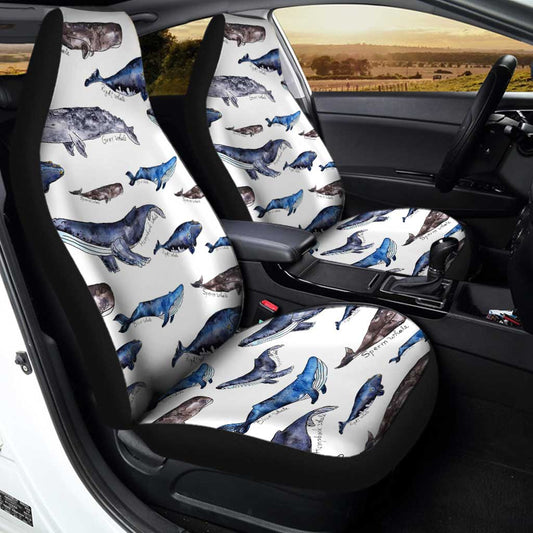 Whales Car Seat Covers Custom Pattern Car Accessories - Gearcarcover - 2