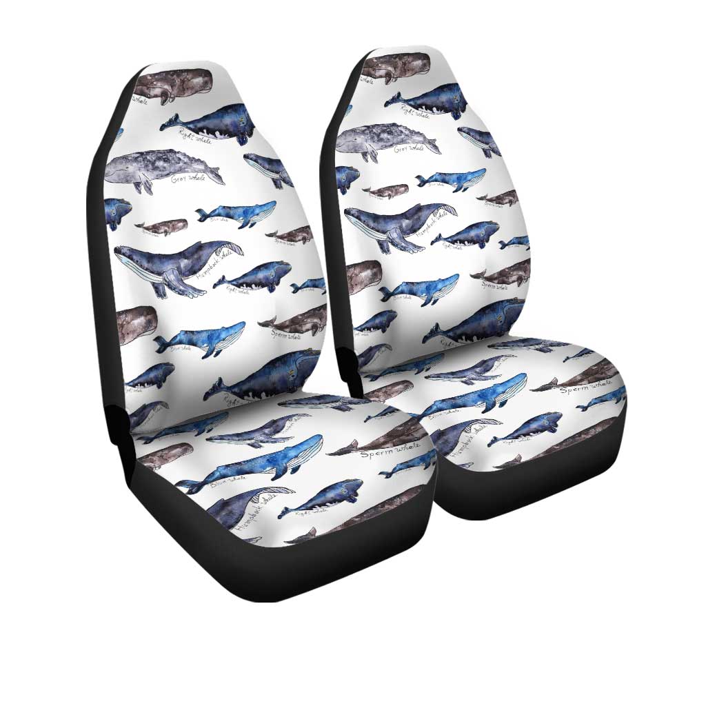 Whales Car Seat Covers Custom Pattern Car Accessories - Gearcarcover - 3