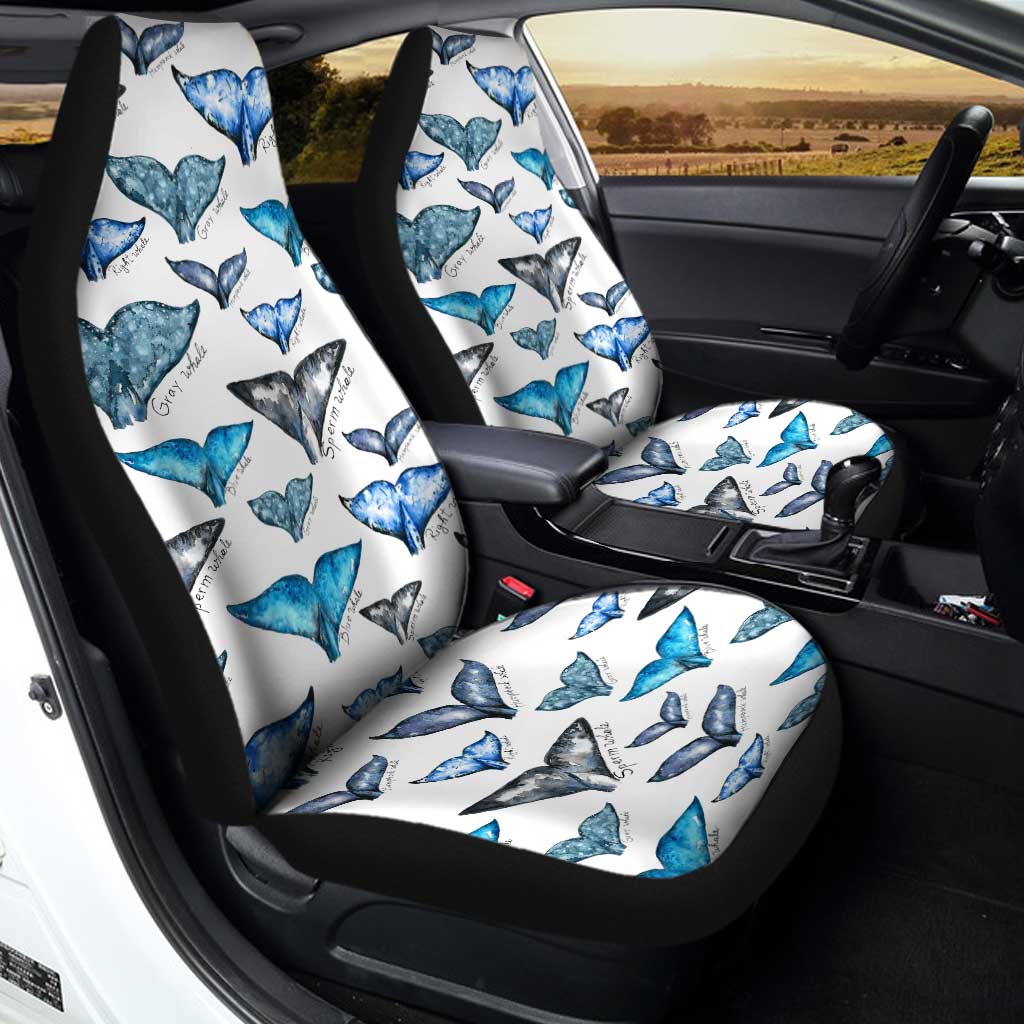 Whales Tale Car Seat Covers Custom Whale Car Accessories - Gearcarcover - 2