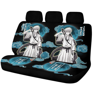 White Ichigo Car Back Seat Covers Custom Bleach Anime Car Accessories - Gearcarcover - 1