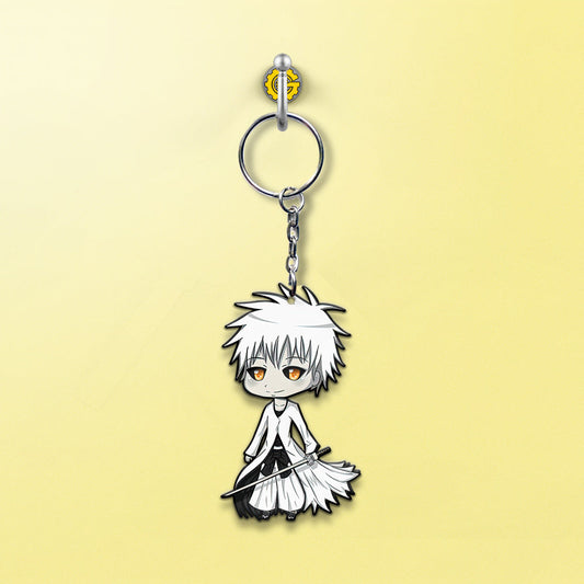 White Ichigo Keychain Custom Bleach Anime Car Accessories - Gearcarcover - 2