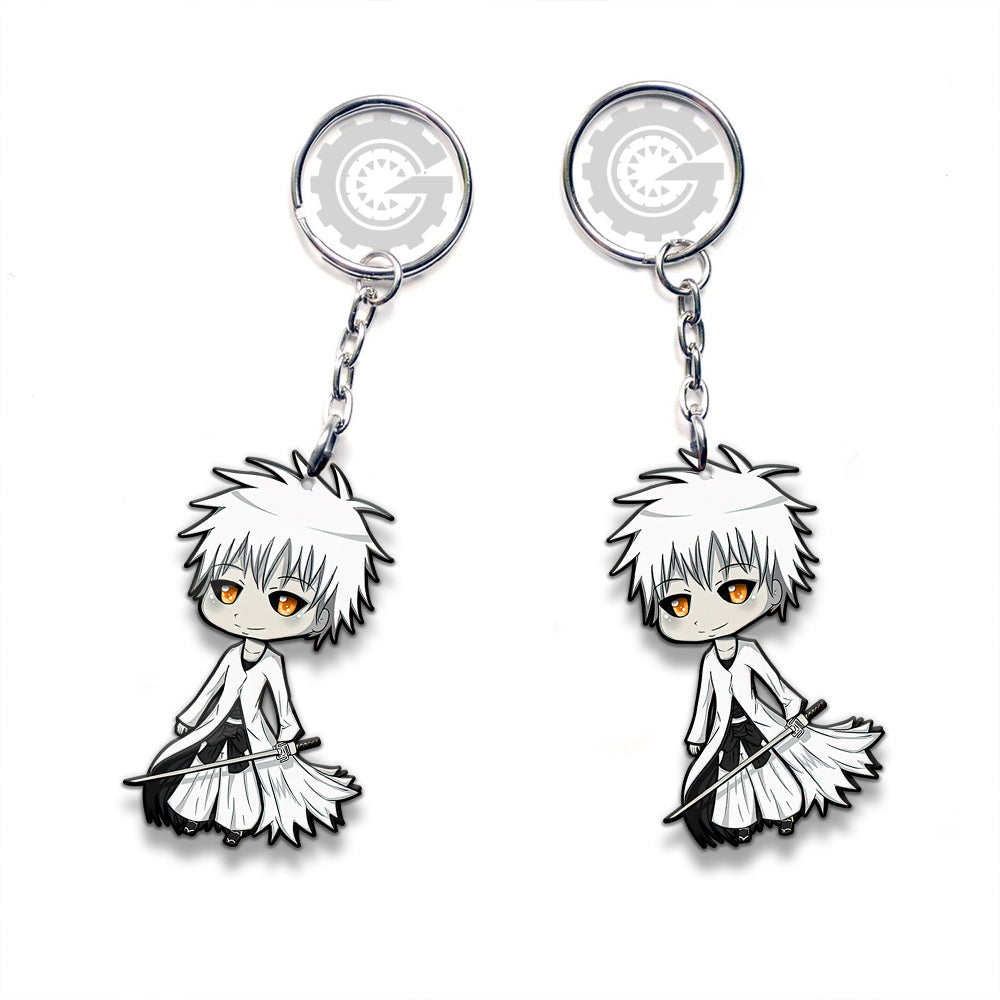 White Ichigo Keychain Custom Bleach Anime Car Accessories - Gearcarcover - 3