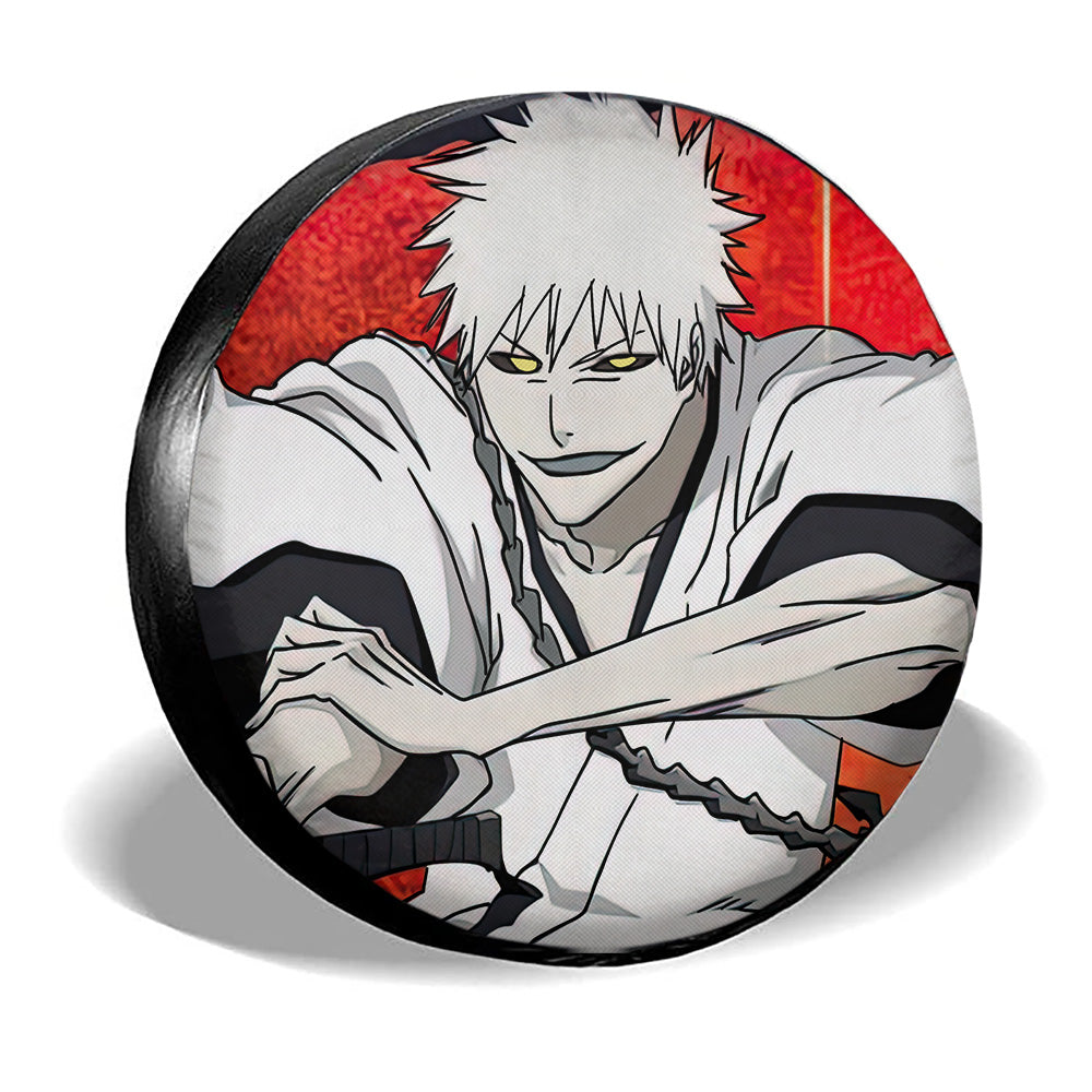 White Ichigo Spare Tire Covers Custom Bleach Anime Car Accessories - Gearcarcover - 2