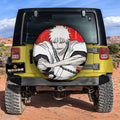 White Ichigo Spare Tire Covers Custom Bleach Anime Car Accessories - Gearcarcover - 3