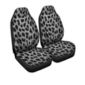 White Leopard Print Car Seat Covers Custom Animal Skin Pattern Print Car Accessories - Gearcarcover - 3