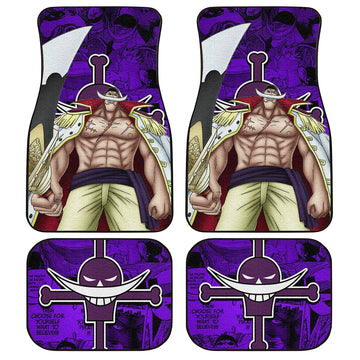 Whitebeard Car Floor Mats Custom One Piece Anime - Gearcarcover - 1