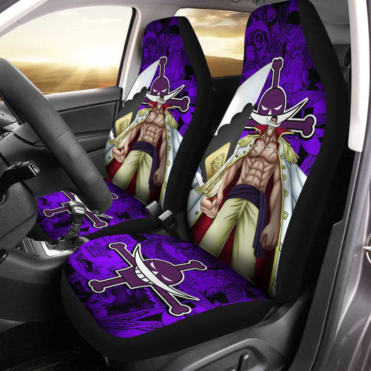 Whitebeard Car Seat Covers Custom One Piece Anime Car Accessories - Gearcarcover - 1