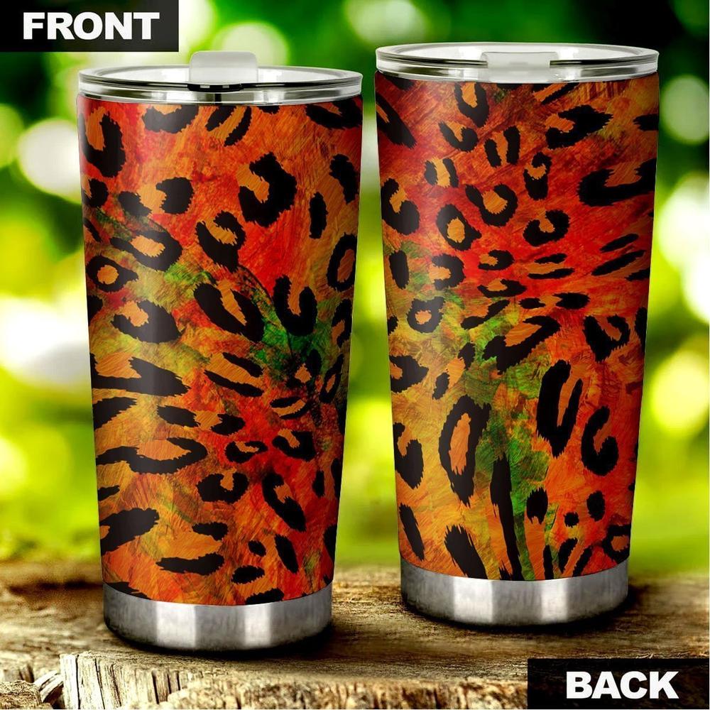 Wild Cheetah Print Tumbler Cup - Gearcarcover - 2