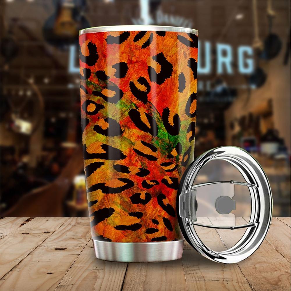 Wild Cheetah Print Tumbler Cup - Gearcarcover - 1