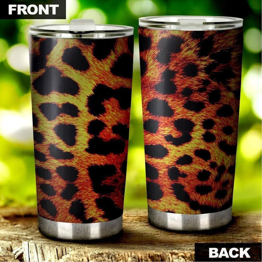 Wild Cheetah Skin Pattern Tumbler Cup - Gearcarcover - 2