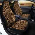 Wild Cheetah Skin Print Car Seat Covers Custom Brown Car Accessories - Gearcarcover - 2