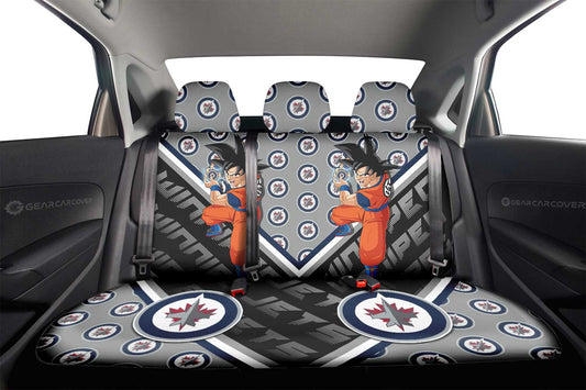 Winnipeg Jets Car Back Seat Cover Custom Car Decorations For Fans - Gearcarcover - 2