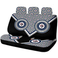 Winnipeg Jets Car Back Seat Cover Custom Car Decorations For Fans - Gearcarcover - 1