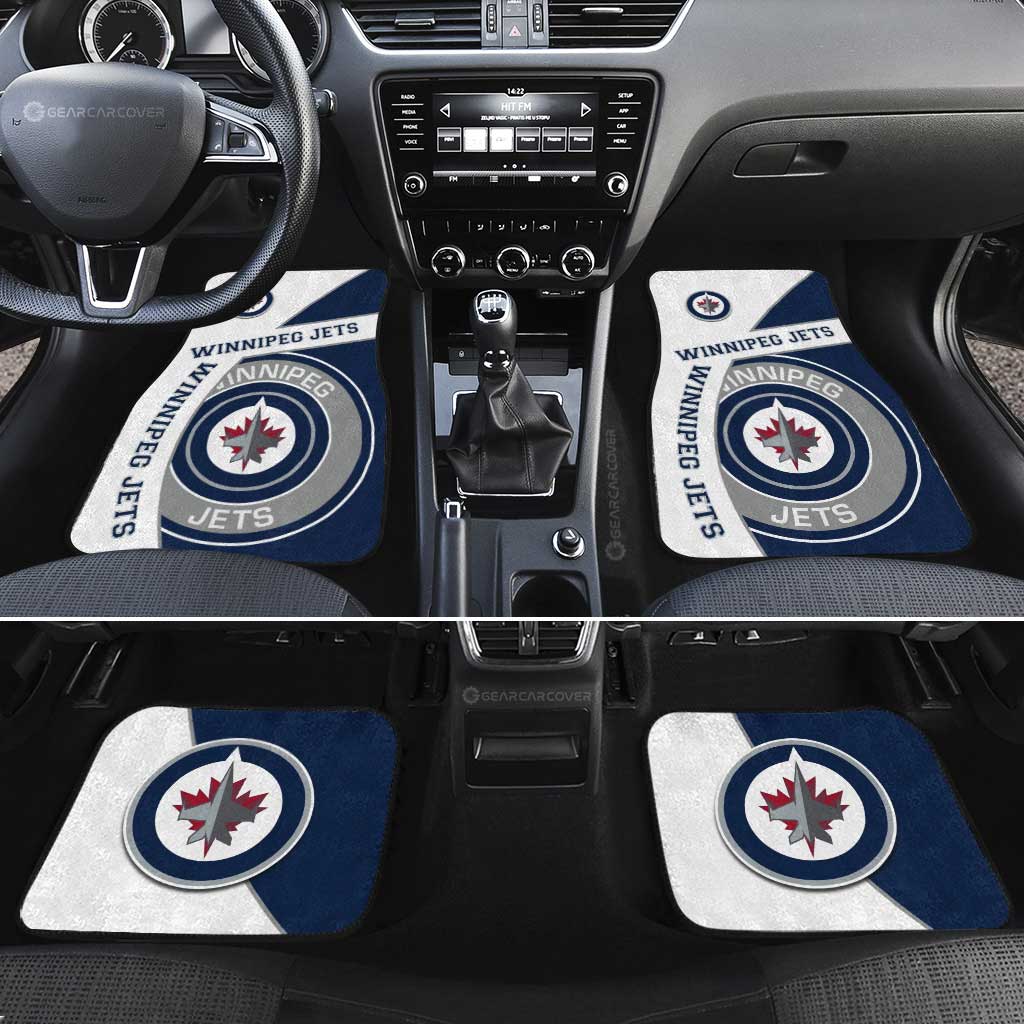 Winnipeg Jets Car Floor Mats Custom Car Accessories For Fans - Gearcarcover - 2