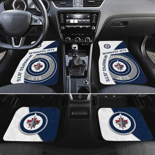 Winnipeg Jets Car Floor Mats Custom Car Accessories For Fans - Gearcarcover - 2