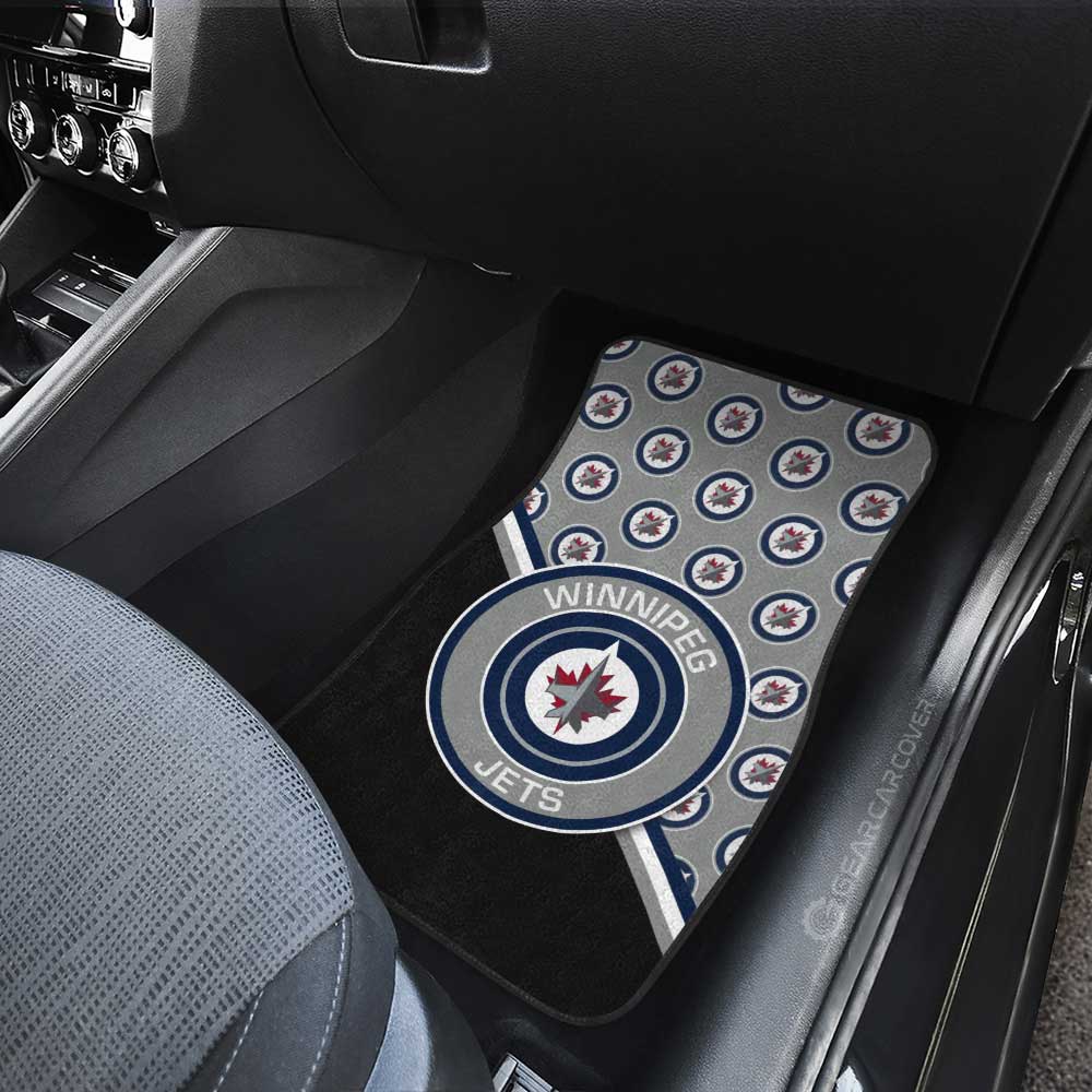 Winnipeg Jets Car Floor Mats Custom Car Accessories For Fans - Gearcarcover - 3