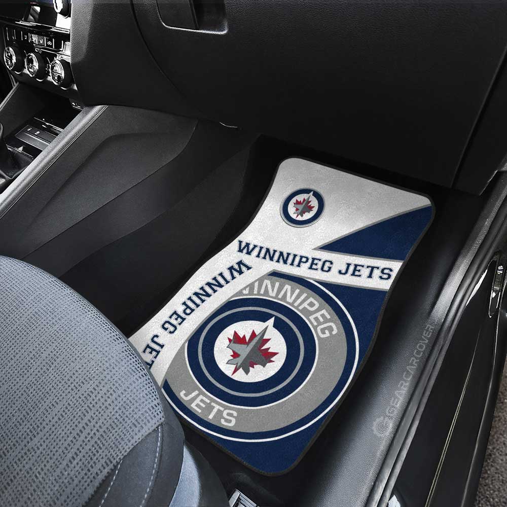 Winnipeg Jets Car Floor Mats Custom Car Accessories For Fans - Gearcarcover - 3