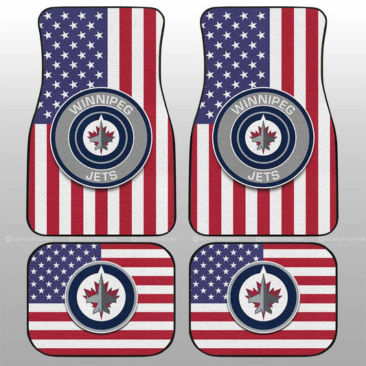 Winnipeg Jets Car Floor Mats Custom Car Accessories - Gearcarcover - 1