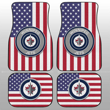 Winnipeg Jets Car Floor Mats Custom Car Accessories - Gearcarcover - 1