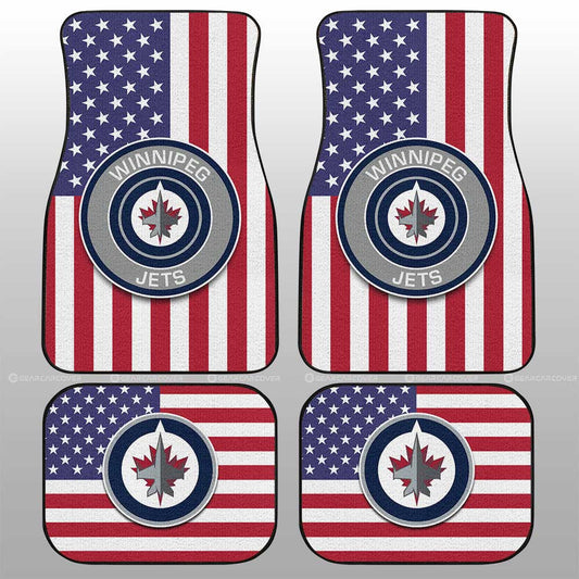 Winnipeg Jets Car Floor Mats Custom Car Accessories - Gearcarcover - 1