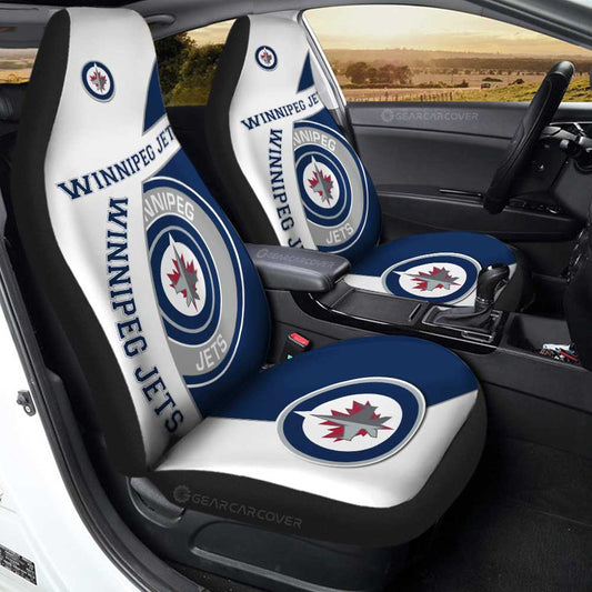Winnipeg Jets Car Seat Covers Custom Car Accessories For Fans - Gearcarcover - 1