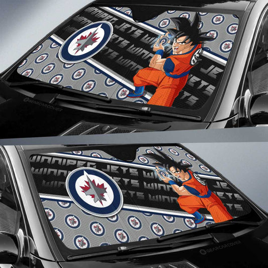 Winnipeg Jets Car Sunshade Custom Car Decorations For Fans - Gearcarcover - 2