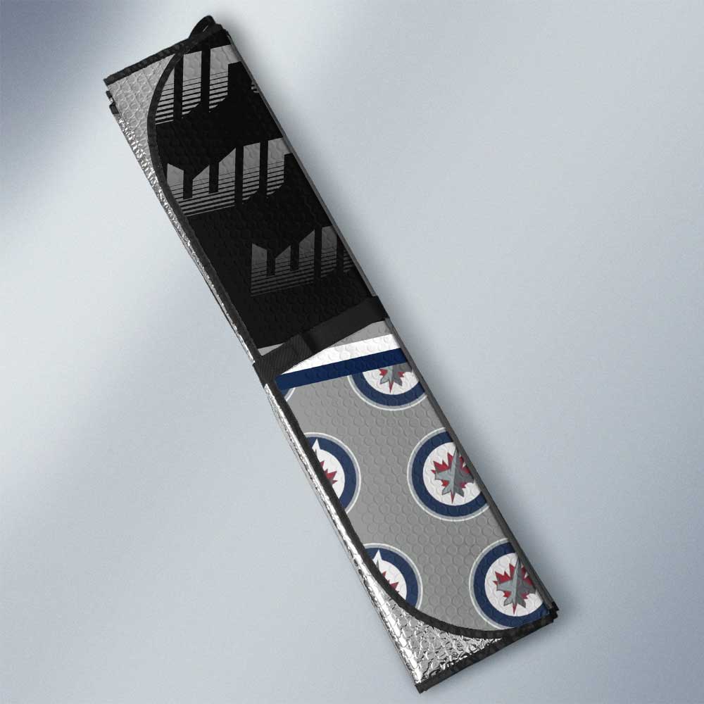 Winnipeg Jets Car Sunshade Custom Car Decorations For Fans - Gearcarcover - 3