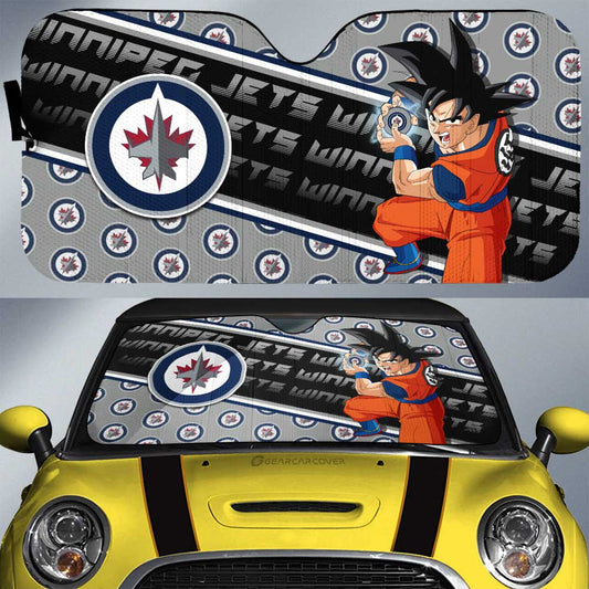 Winnipeg Jets Car Sunshade Custom Car Decorations For Fans - Gearcarcover - 1