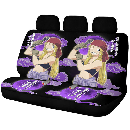Winry Rockbell Car Back Seat Covers Custom Fullmetal Alchemist Anime Car Accessories - Gearcarcover - 1