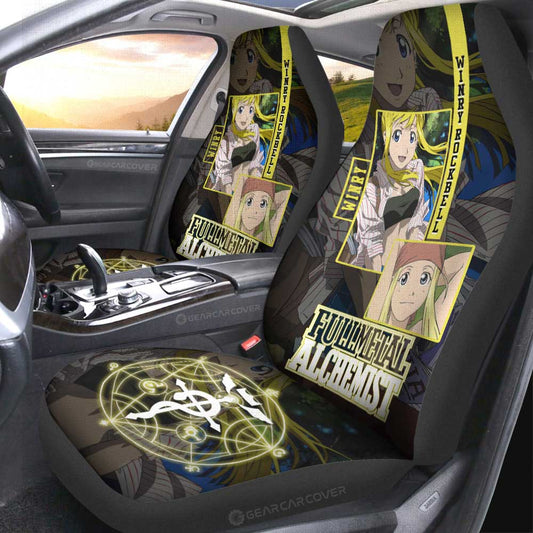 Winry Rockbell Car Seat Covers Custom Fullmetal Alchemist Anime - Gearcarcover - 2