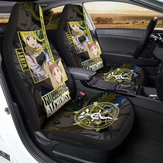 Winry Rockbell Car Seat Covers Custom Fullmetal Alchemist Anime - Gearcarcover - 1