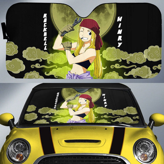 Winry Rockbell Car Sunshade Custom Fullmetal Alchemist Anime Car Accessories - Gearcarcover - 1