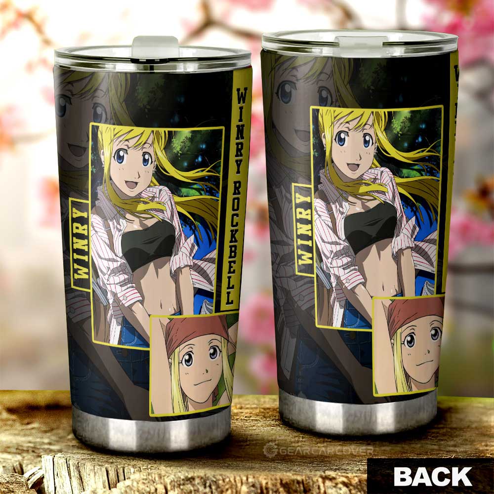 Winry Rockbell Tumbler Cup Custom Fullmetal Alchemist Anime - Gearcarcover - 3