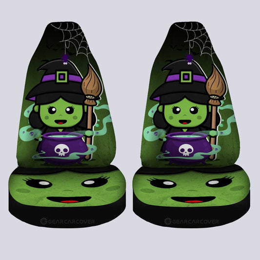 Witch Car Seat Covers Custom Halloween Characters Car Accessories - Gearcarcover - 2