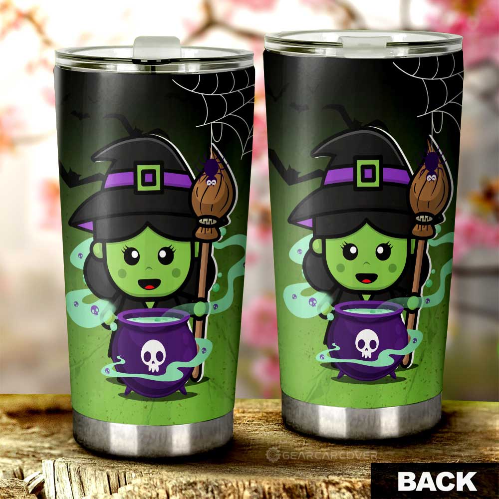 Witch Tumbler Cup Custom Halloween Characters Car Interior Accessories - Gearcarcover - 3