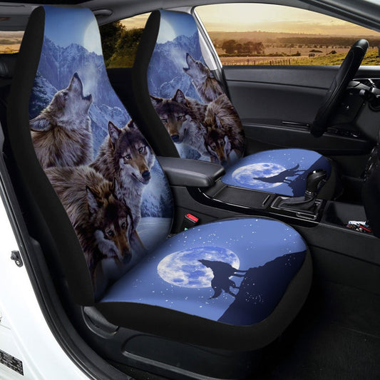 Wolf Car Seat Covers Custom Car Interior Accessories - Gearcarcover - 1