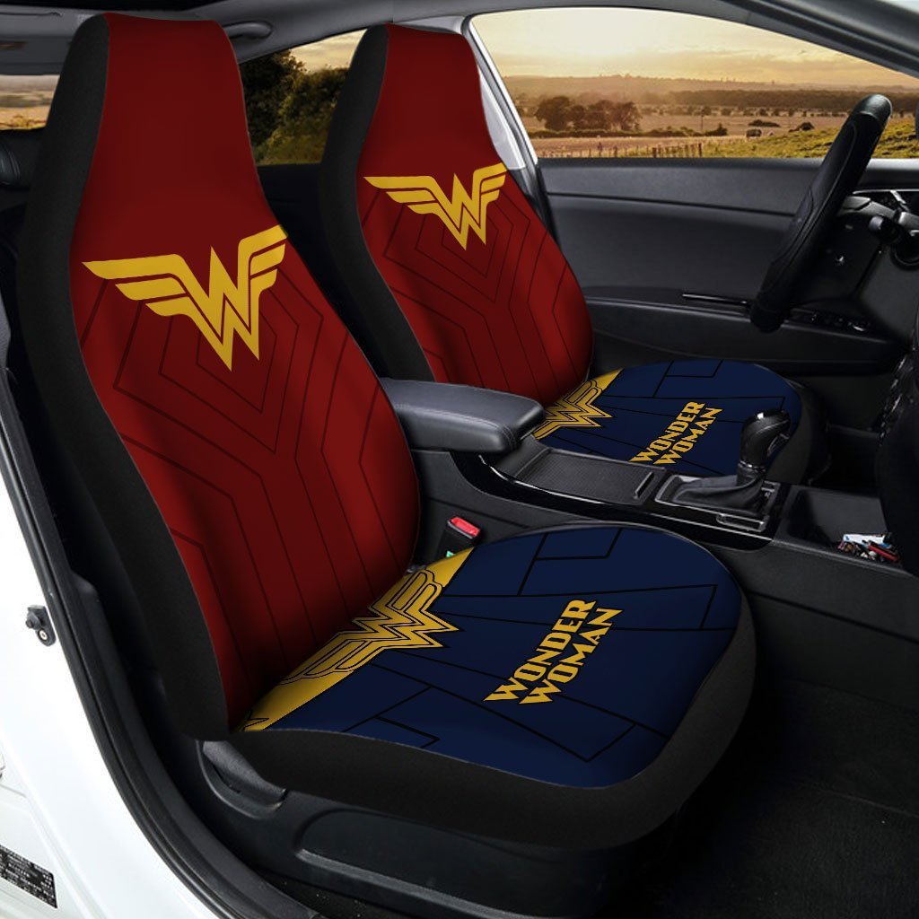 Wonder Woman Car Seat Covers Custom Car Accessories - Gearcarcover - 2