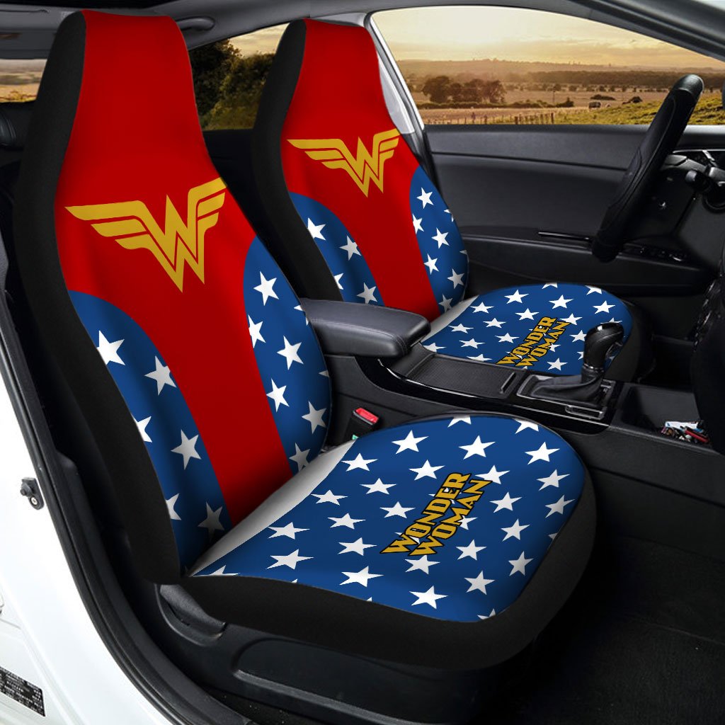 Wonder Woman Car Seat Covers Custom Car Accessories Interior