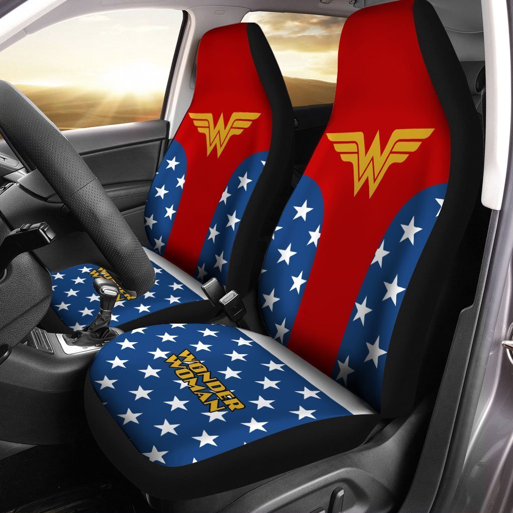 Wonder Woman Car Seat Covers Custom Car Accessories Interior - Gearcarcover - 1