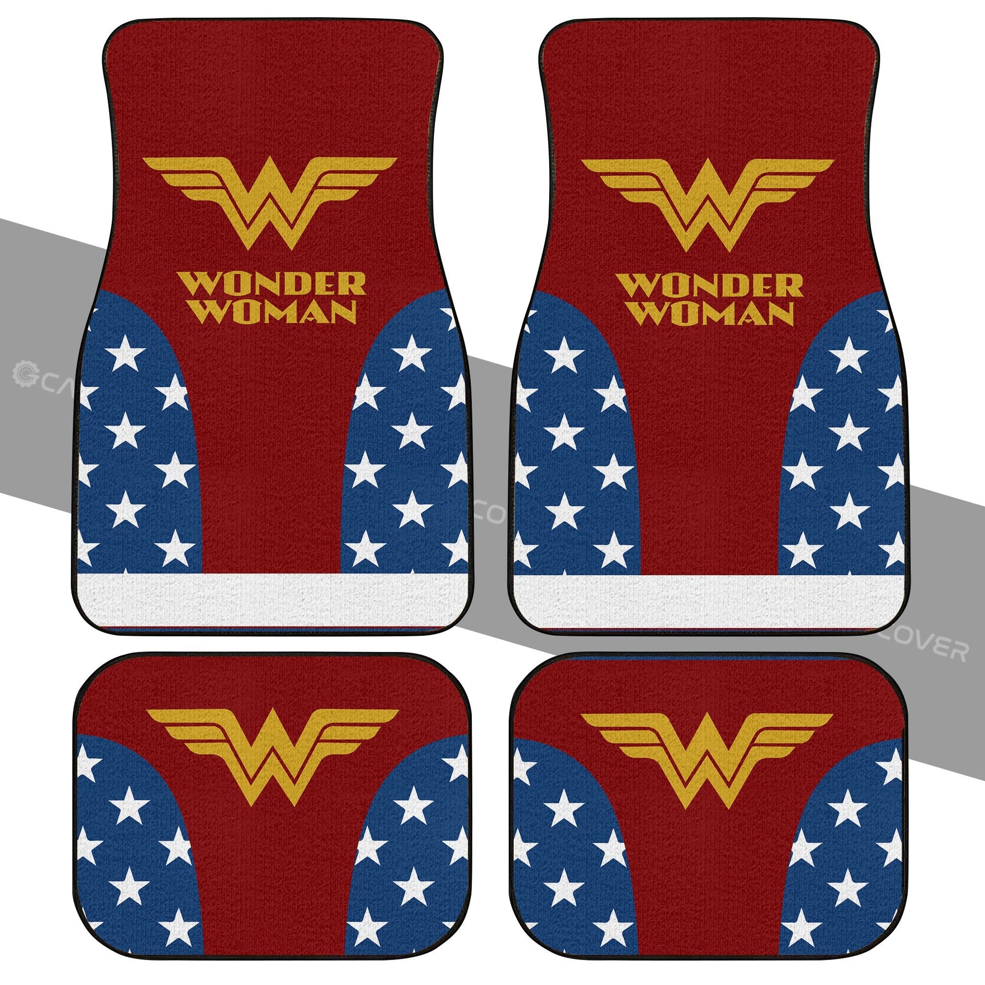 Wonder Woman Uniform Car Floor Mats Custom Car Accessories - Gearcarcover - 2